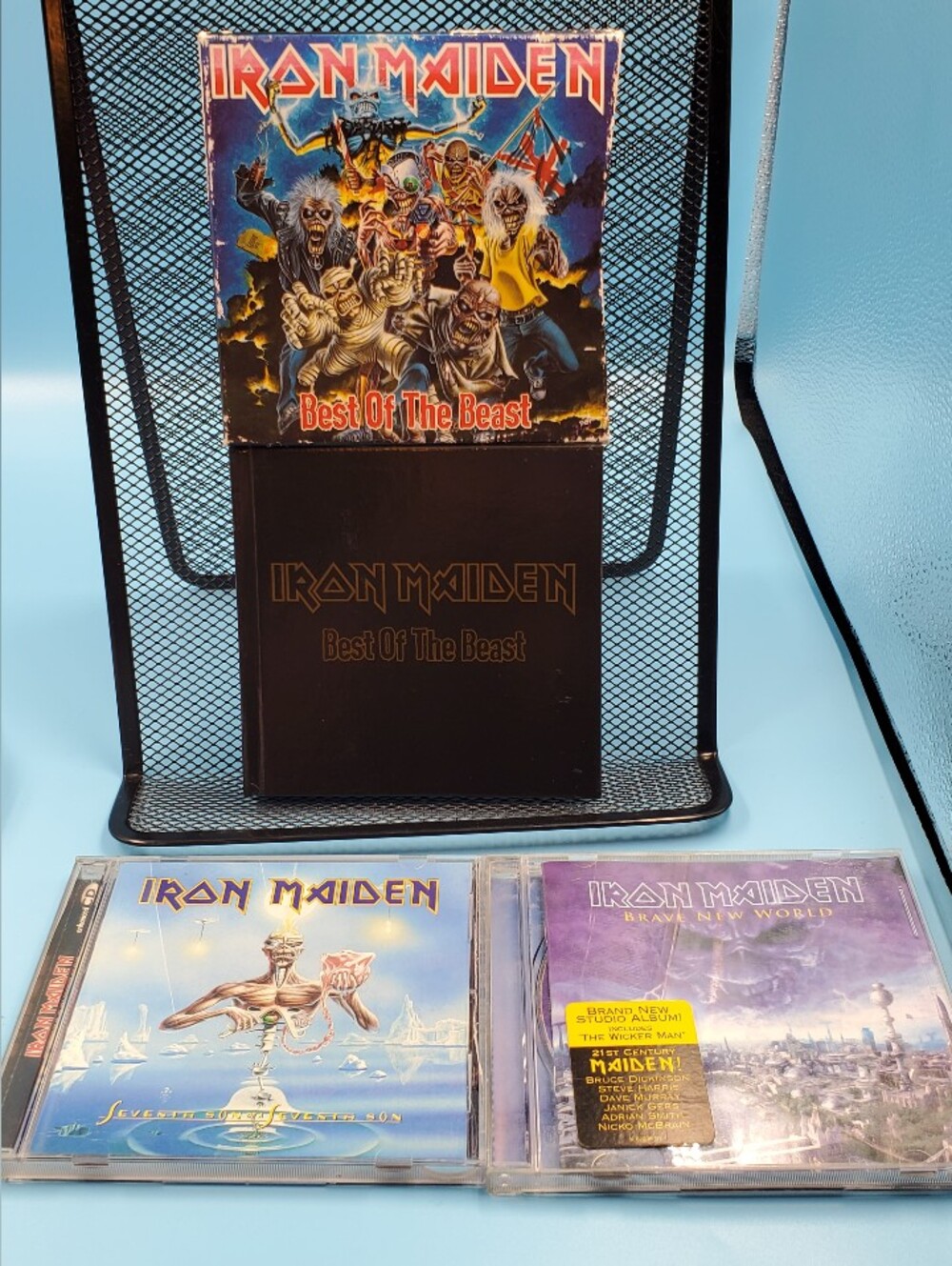 Iron Maiden Triple Pack  LOT of 3 CDs + Inserts (Read Description) (**)
